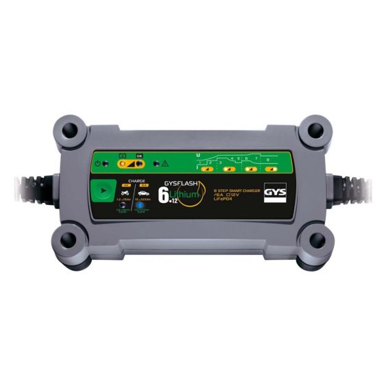 Acculader 12V GYSFLASH 6.12 Lithium 1,2-125 Ah Druppellader