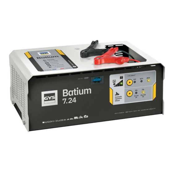 Acculader 6/12/24V BATIUM 7.24 15-130 Ah Smart Lader
