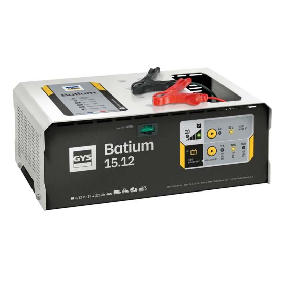 Acculader 6/12V BATIUM 15.12 35-225 Ah Smart Lader