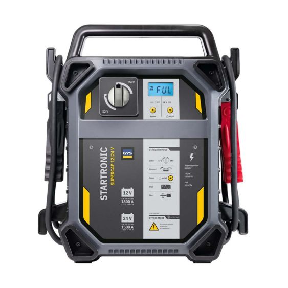 Startbooster 12/24V STARTRONIC SUPERCAP Autonoom 1800A Piekvermogen