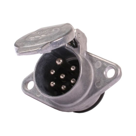 Stekkerdoos 24V 7-polig N Vlakstekeraansluiting