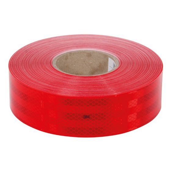 Reflecterende Tape 3M Rood 55 mm x 50 m Harde Ondergrond