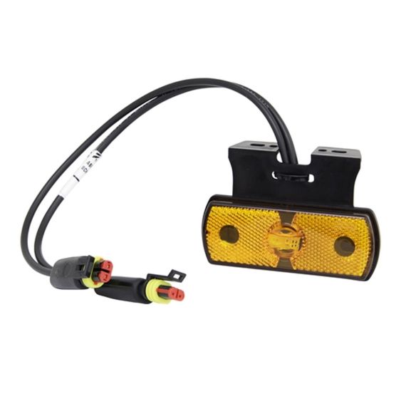 LED Zijmarkeringslicht Aspöck 24V 2x0,4 m Kabel