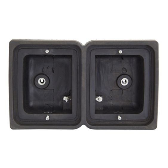 Achterlichthuis Strands Rubber voor Achterlicht Dubbel
