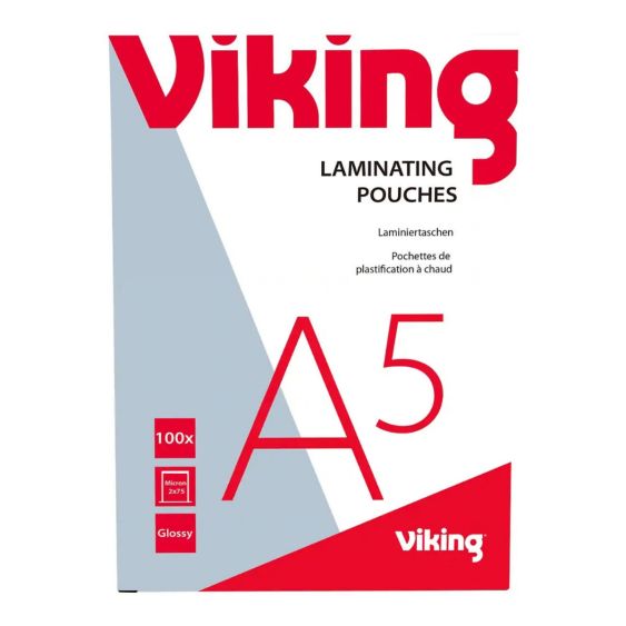 Lamineerhoezen Viking A5 75 Micron - 100 stuks