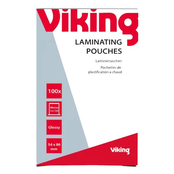 Lamineerhoezen Viking Visitekaartje 125 Micron - 100 stuks