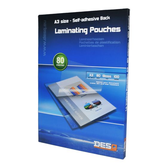 Lamineerhoes Zelfklevend A3 125 Micron DESQ - 100 stuks