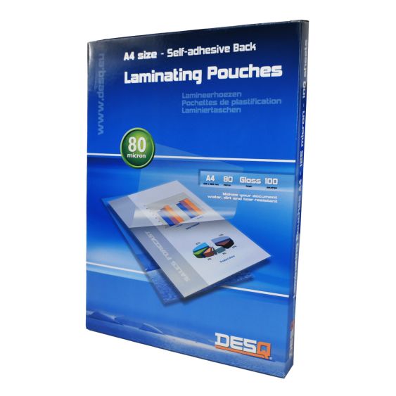 Lamineerhoes Glanzend A5 80 Micron DESQ - 100 stuks
