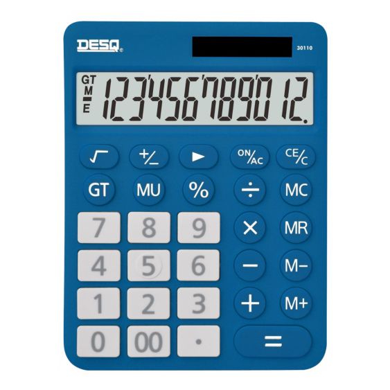 Rekenmachine XL Donker Blauw Desq