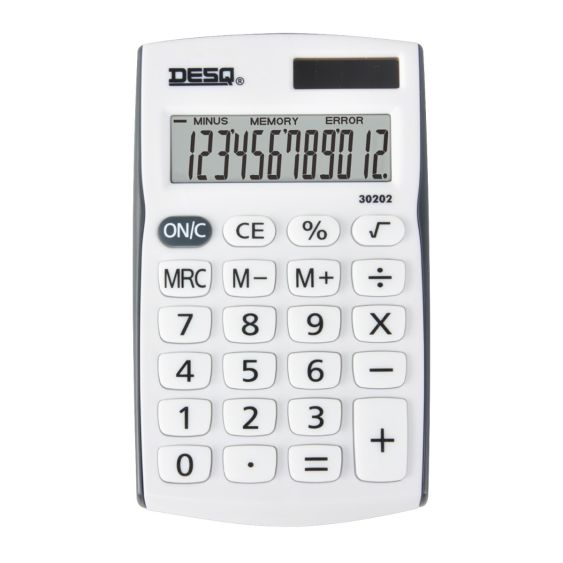 Mobiele Rekenmachine Wit Desq