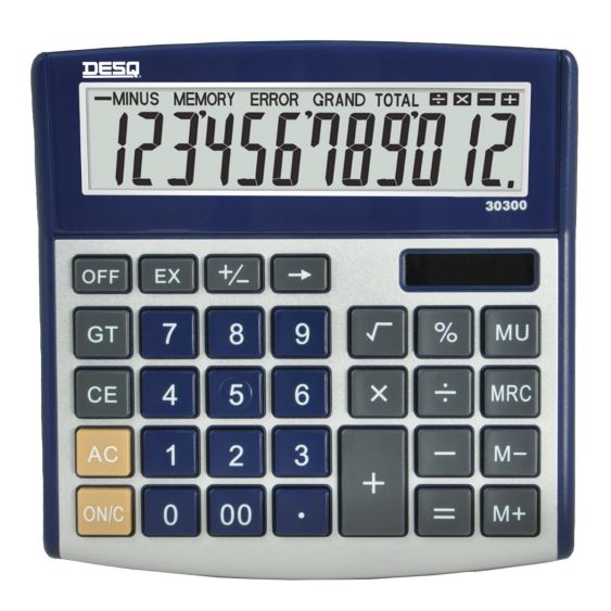 Rekenmachine L Zilver Desq