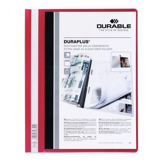 Snelhechter DURAPLUS® A4+ Rood - 25 stuks