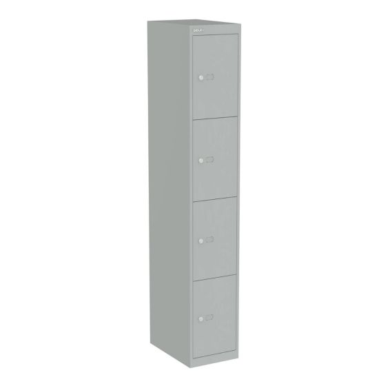 Lockerkast Bisley Zilver 305x457x1802 mm 4 deuren
