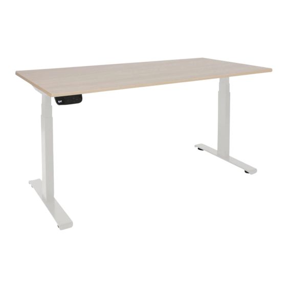 Sta-Zit Bureau Elektrisch Schaffenburg Dextro Plus Wit 1600x800x1305 mm