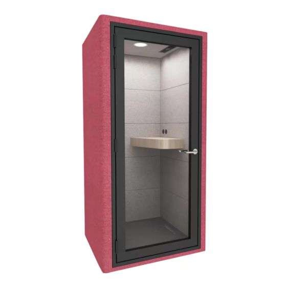 Vergaderruimte Pod Euroseats Single Zwart 1090x1000x2185 mm