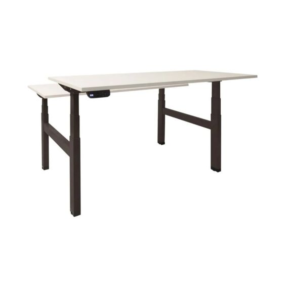 Sta-Zit Bureau Elektrisch Schaffenburg Dextro Plus Duo Wit 1600x800x1305 mm