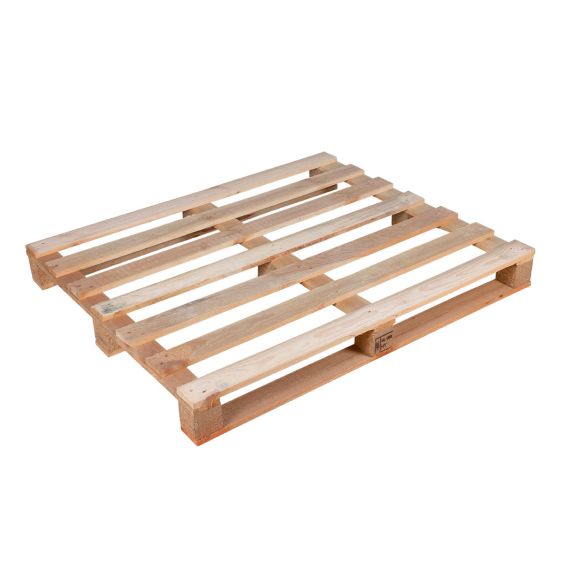 Pallet 100 x 120 cm Nieuw 7 Deklatten 700 kg - HT ISPM15