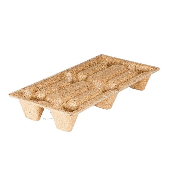 Houtvezelpallet 40 x 80 cm Nieuw 500 kg F36