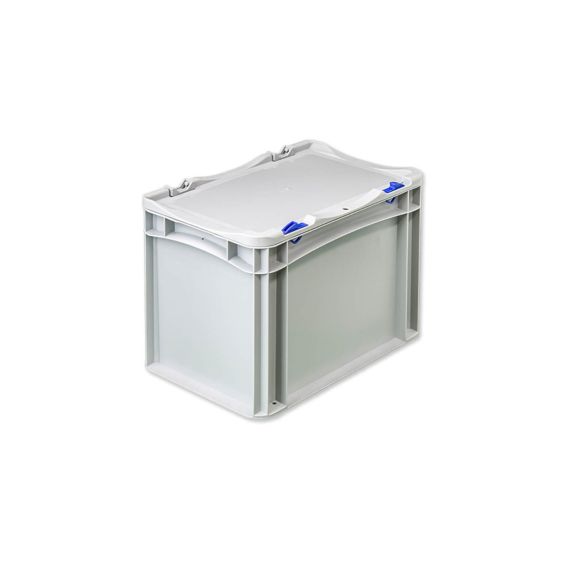 Euronorm Bak met Deksel 300x200x235 mm Grijs