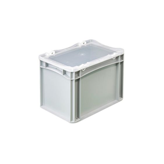 Euronorm Bak met Transparante Deksel 300x200x235 mm