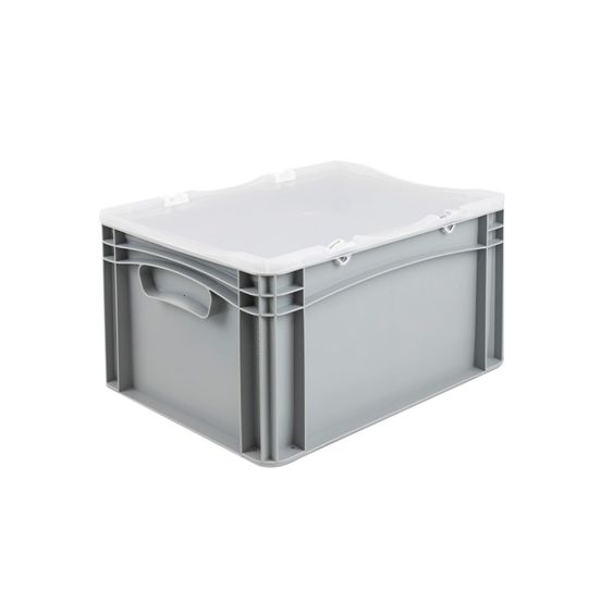 Euronorm Bak met Transparante Deksel 400x300x235 mm