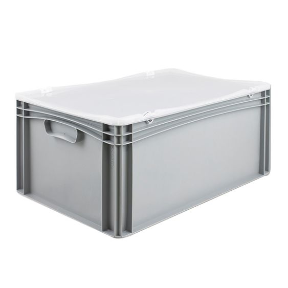 Euronorm Bak met Transparante Deksel 600x400x285 mm