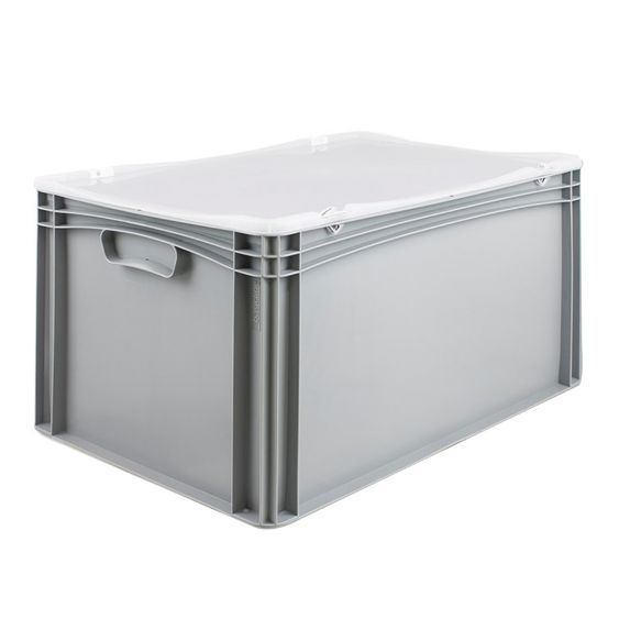 Euronorm Bak met Transparante Deksel 600x400x335 mm