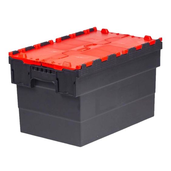 Distributiebak Zwart/Rood 63 liter 600x400x365 mm