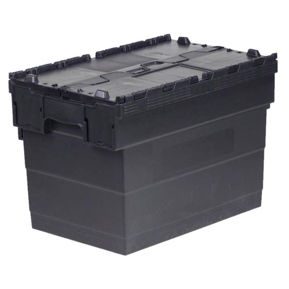 Distributiebak Zwart 72 liter 600x400x416 mm