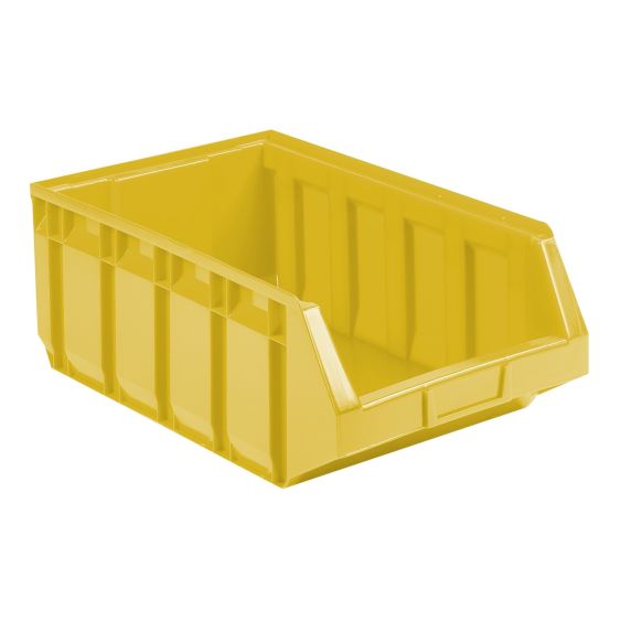 Magazijnbak stapelbaar 30 liter geel