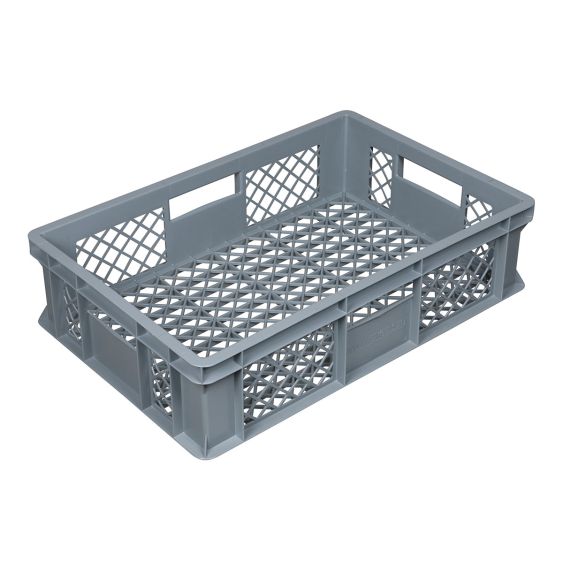 Euronorm Virgin stapelbak geperforeerd 600 x 400 x 150 mm 