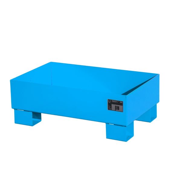 Stalen Lekbak Bauer Blauw 800x500x290 mm 73 Liter