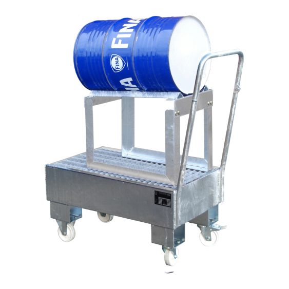 Verrijdbare Lekbak Bauer Vatenframe Verzinkt 940x500x1075 mm