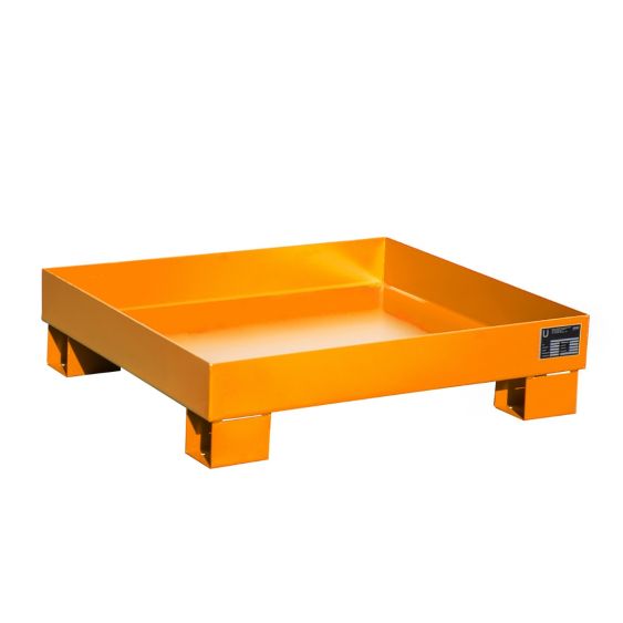 Stalen Lekbak Bauer Oranje 900x800x220 mm 83 Liter
