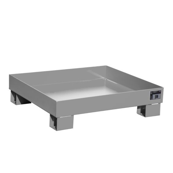 Stalen Lekbak Bauer Grijs 900x800x220 mm 83 Liter