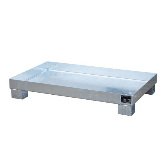 Stalen Lekbak Bauer Verzinkt 1300x800x195 mm 94 Liter