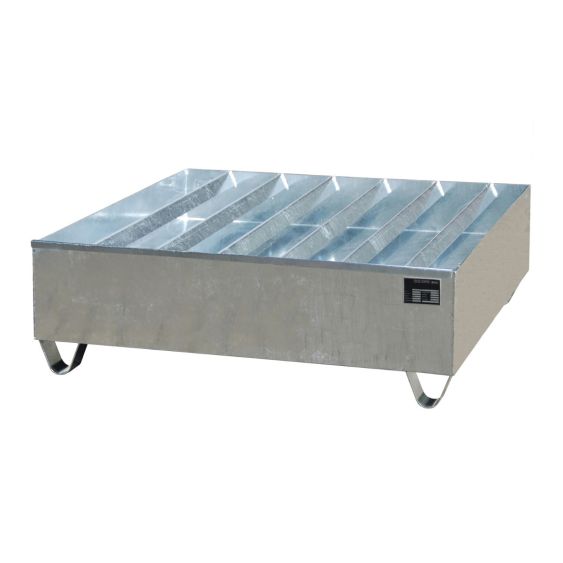 Stalen Vaten Lekbak Bauer PWE Verzinkt 1200x1200x410 mm 438 L