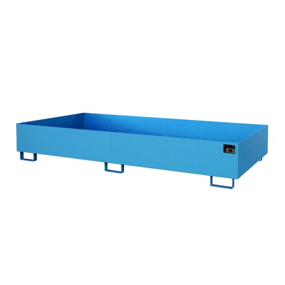 Stalen Stelling Lekbak Bauer Blauw 2650x1300x300 mm 674 Liter