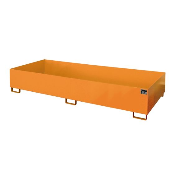 Stalen Stelling Lekbak Bauer Oranje 3250x1300x380 mm 1162 Liter