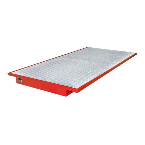 Inhangbare Lekbak Bauer Rood 2650x1250x130 mm 325 Liter