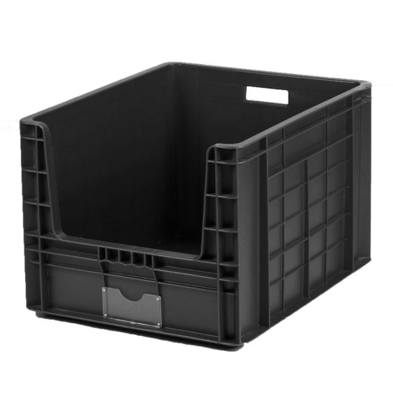 Magazijnbak Euronorm 97 liter Grijs 605x500x400 mm