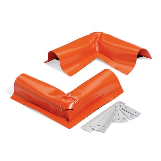 Hoekstuk voor Overrijdbare Vloeistofbarrière New Pig - 2 stuks