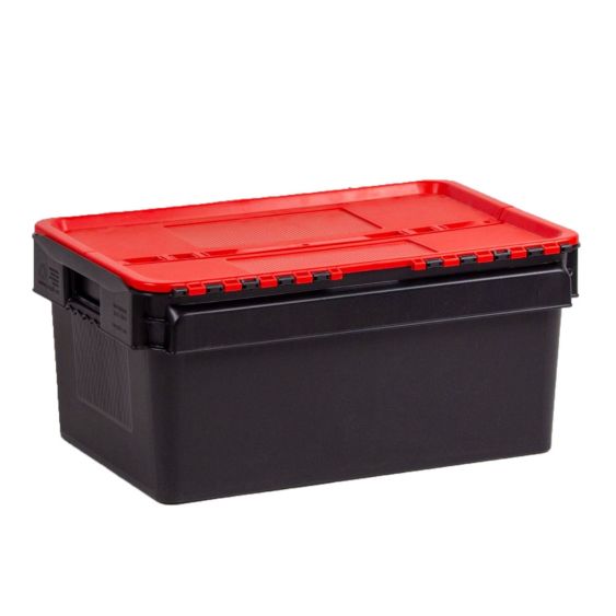 Distributiebak Zwart/Rood 600x400x275 mm