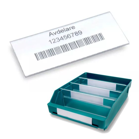 Label incl. Labelhouder STEMO 135x30 mm 100 Stuks