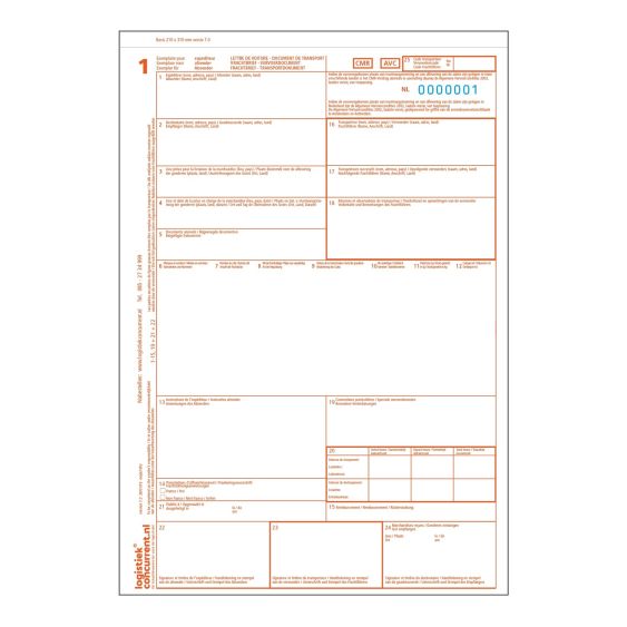 CMR handset 3-voud genummerd (500 ex.)