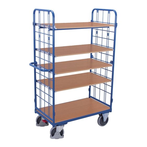 Etagewagen 500 kg 1200x800 mm 2 Gaaswanden 5 Etages