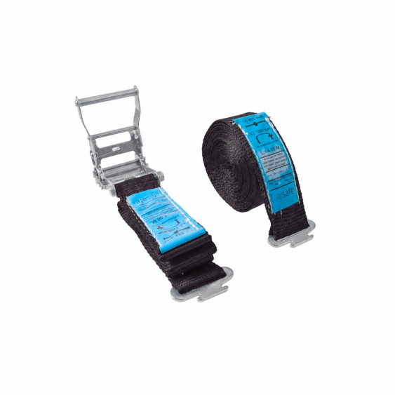 Spanband 50 mm. 1,2 ton 3M Zwart met E-track fitting (Spanband)