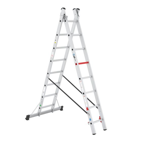 Wixor Professionele Ladder - 2x8 sporten