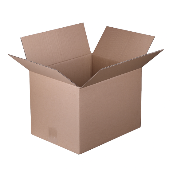 Vouwdoos FEFCO 0201 350x270x255 mm B-golf bruin nieuw