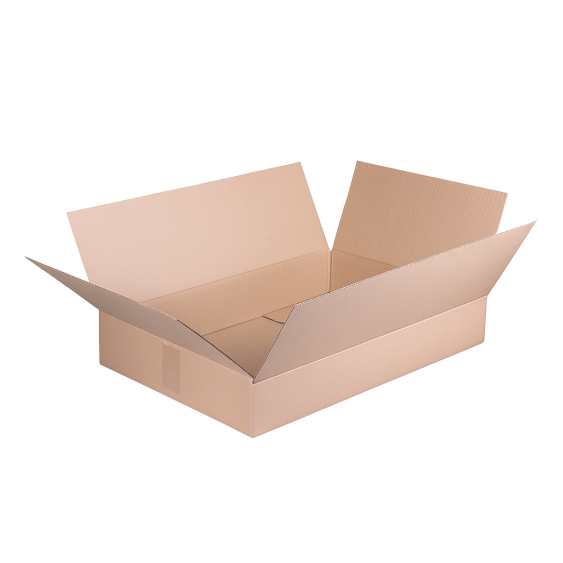 Vouwdoos FEFCO 0201 600x400x100 mm B-golf bruin nieuw